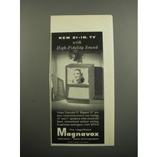 1955 Magnavox Video Theatre 21 Television Advertisement