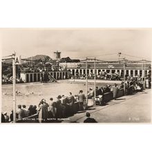 North Berwick Bathing Pool Scotland Real Photo Valentines Postcard