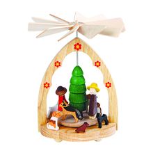 1710 - Richard Glaesser Mini Pyramid - Dog School - 4.25"H x 3.25"W x 3.25"