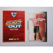 Liam Lawrence - Sunderland - Shoot Out 2005 2006 Magic Box Football Card (EF1)