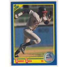1990 Score Sammy Sosa RC rookie card #558 – White Sox