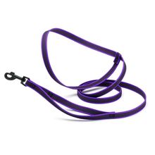 Dogline Rubber Infused Nylon Walking Leash W3/4" x L8' - Purple