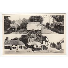 Multiview of Findon Postcard RP West Sussex