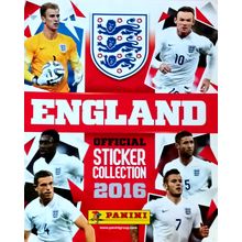 PANINI ENGLAND 2016 FOOTBALL Stickers Album Complete FULL BOOK