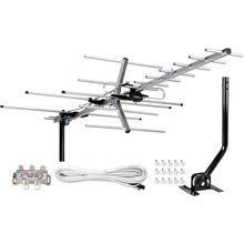 Five Star Yagi Satellite HD TV Antenna up to 200 Mile Long Range, Attic or Roof