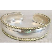 VINTAGE TAXCO Sterling Silver Cuff SLAVE Bracelet 925 Mexico 15.7 grams