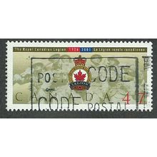 CAN 2001 47c 'ROYAL CANADIAN LEGION' FINE USED (EBID49-117)