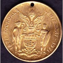 1971 Australia Medallion Rockdale Centenary