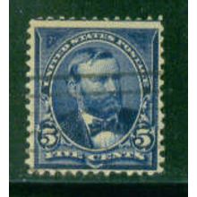 Used 281 5c Ulysses S. Grant Barely Clears M04797