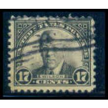 Used 697 17c Woodrow Wilson Fine M09604