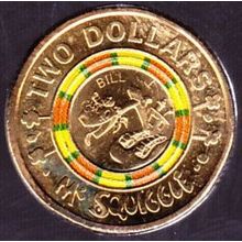 2019 Australia 2 Dollars coin Mr Squiggle - Bill