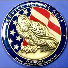 First Sergeants Award. Challenge Coin. 1.75". 61b.