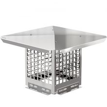 Chimney Cap, 8" x 8" Flue Caps, 304 Stainless Steel Fireplace Chimney Cover,...