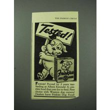 1939 Friskies Dog Food Ad - Tested!