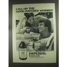 1972 Hiram Walker Imperial Whiskey Ad - Good-Natured - Poolside