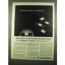 1974 Motorola Microprocessing Unit Ad - Mind to Imagine