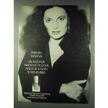 1978 Diane Von Furstenberg Parfum Tatiana Perfume Ad