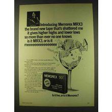 1979 Memorex MRX3 Tape Ad - Ella Fitzgerald