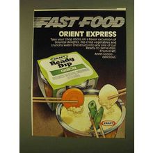 1979 Kraft Onion Ready Dip Ad - Orient Express