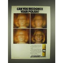 1980 Lemon Pledge Polish Ad - Can You Recognize