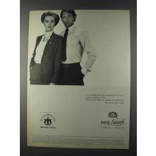 1980 Van Laack Shirts Ad - Clothes Are Expression