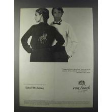 1980 Van Laack Shirts Ad - Think Culure is Inexpensive