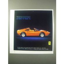 1985 Ferrari Car Ad