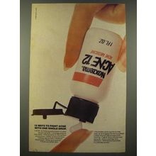 1986 Noxzema Acne 12 Ad - 12 Ways to Fight Acne With One Single Drop