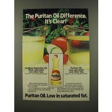 1986 Puritan Oil Ad - The Puritan Oil Difference