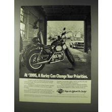 1988 Harley-Davidson Sportster 883 Motorcycle Ad