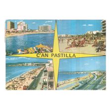 multiview, C'AN PASTILLA, MALLORCA, SPAIN used vintage postcard #
