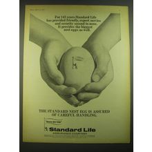 1968 Standard Life Assurance Ad - The Standard Nest Egg is Assured of Careful