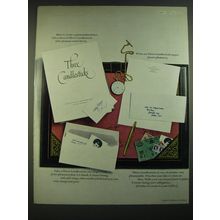 1968 Three Candlesticks Envelopes and Paper Advertisement