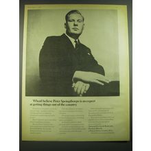 1968 National Provincial Bank Ad - Who'd believe Peter Springthorpe