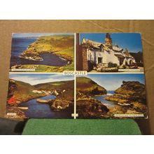 multiview, BOSCASTLE, CORNWALL .. . used postcard by Lilywhite 1968 pm =