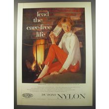 1956 Du Pont Nylon Ad - fashion by Sportflair - Lead the Care-Free life