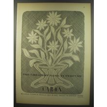 1956 Caron Perfume Advertisement - The greatest name in perfume