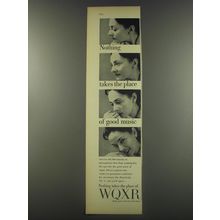 1956 WQXR Radio Ad - Nothing takes the place of good music