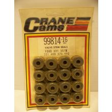 CRANE CAMS VALVE STEM SEALS 99814-16 FORD 221 351W 351 400 370 - 490