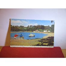 DUNCANNON CREEK, RIVER DART, DEVON used postcard by Valentine 1970 pm =