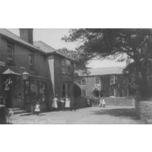 WW1 Post Office York House Three Crowns Pub East Preston Sussex Postcard