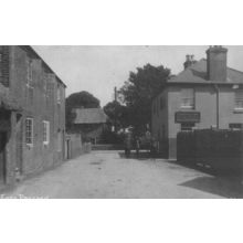 North Lane Cottages WW1 The Street East Preston Sussex Postcard