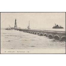 The Breakwater, Port-Saïd, c.1910 - Lévy Postcard LL72