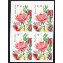 2025 CHERISHED CELEBRATIONS, NATIVE FLOWERS, MNH BLOCK OF 4 SELF-ADHESIVES.