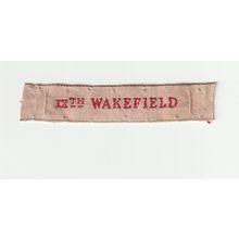 Scout Nametape UK - Pre 1967?? - 9th Wakefield - Used (BY309)