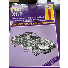 Fiat X1/9, 74 to 89, Haynes Owners Workshop Manual