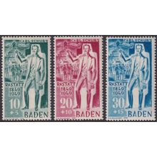 Baden 1949 Rastatt Centenary Set (A)