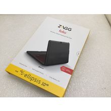 ZAGG Folio Series Wireless Tablet Keyboard and Case for Ellipsis 10 HD - NEW