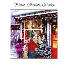 Warm Christmas Wishes - CHRISTMAS GREETING CARD - 20698