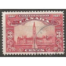Canada 1922 SG268 3c Carmine Fine Used ..
